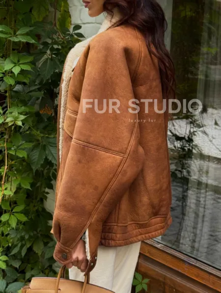 Дубленка женская 2026 - фото 2