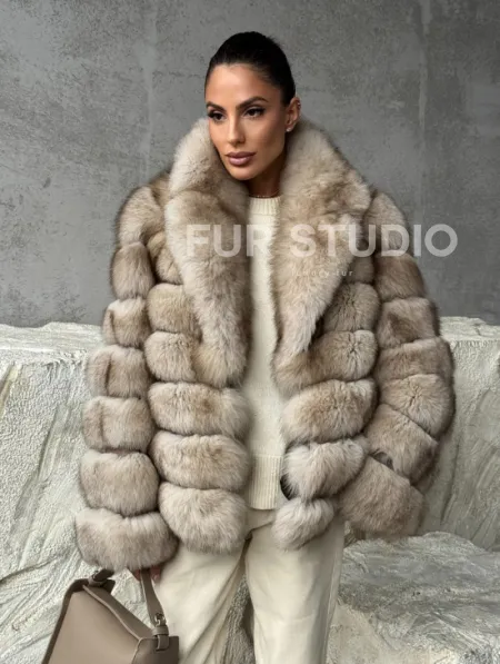 Шуба из песца - фото 7