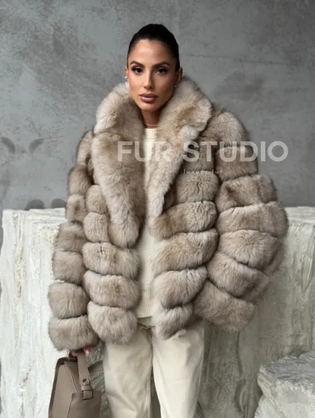 Шуба из песца - фото 8