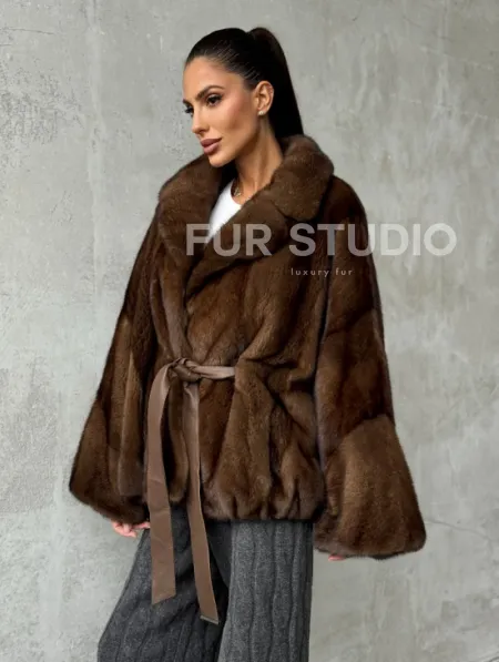 Шуба норковая оверсайз - фото 5