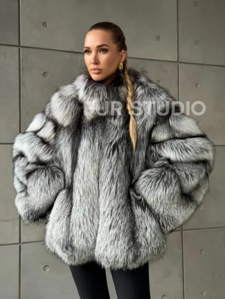 Шуба из чернобурки - фото 9