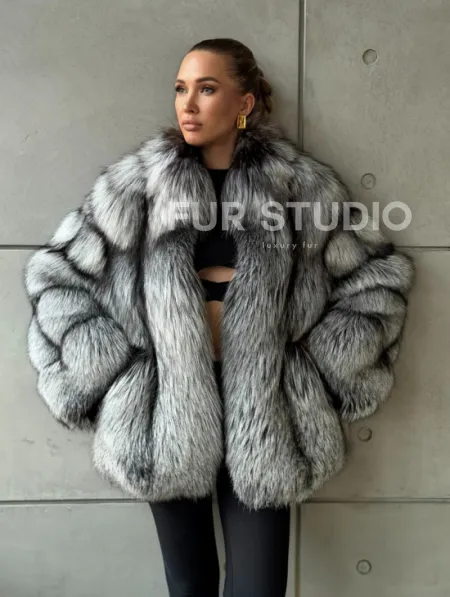 Шуба из чернобурки - фото 8