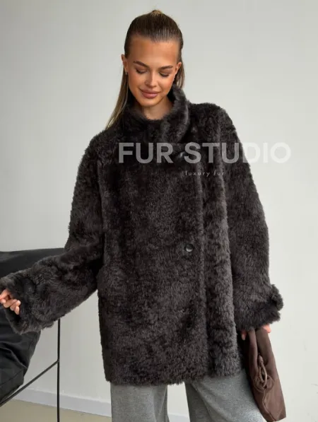 Шубка из овчины - фото 8