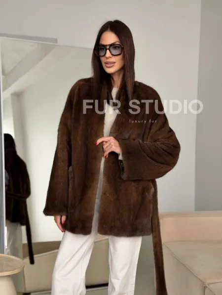 Модная норковая шуба 2026 - фото 12