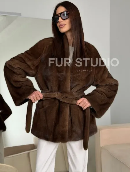 Модная норковая шуба 2026 - фото 2