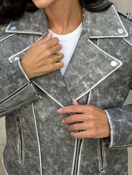 Косуха из натуральной кожи  VINTAGE COLLECTION - фото 3