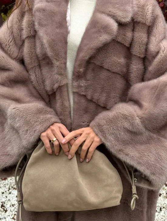 Норковая шуба (больших размеров) - фото 1