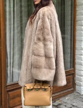 Полушубок из норки - фото 4