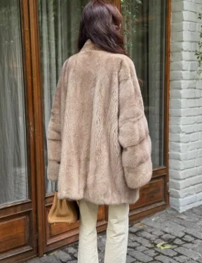 Полушубок из норки - фото 5