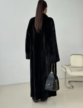 Длинная норковая шуба BLACKGLAMA - фото 6