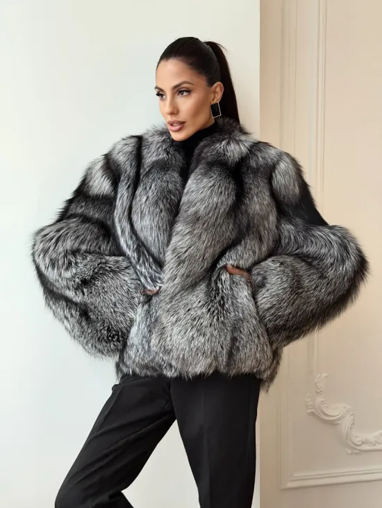 Шуба из чернобурки - фото 0