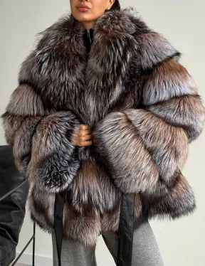 Шуба из меха лисы блюфрост - фото 2