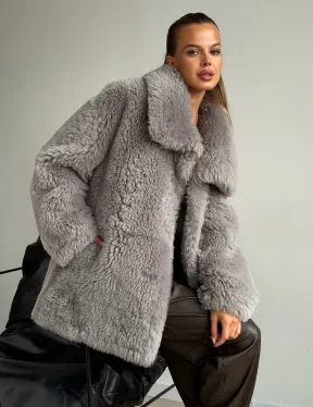 Полушубок из овчины - фото 7