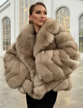 Шуба из песца под куницу - фото 7