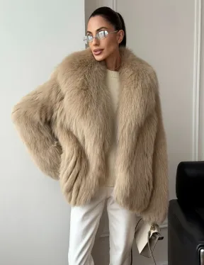 Шуба из лисы в росшив - фото 6