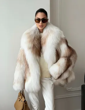 Шуба из меха Marble fox PREMIUM COLLECTION - фото 13