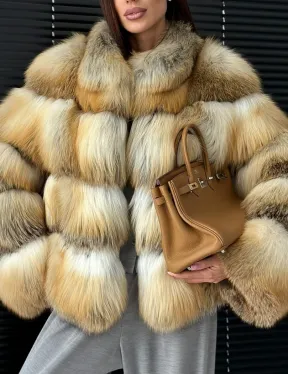 Полушубок из лисы - фото 5