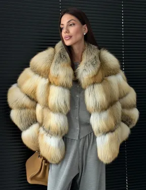 Полушубок из лисы - фото 12