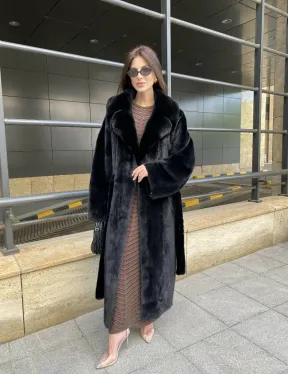 Норка BLACKGLAMA роспуск английский воротник - фото 7